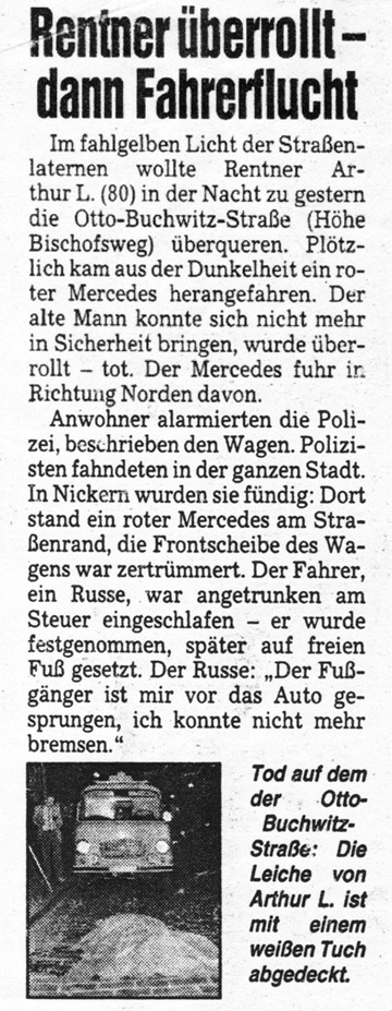 Verkehrsdelikte und Verbrechen